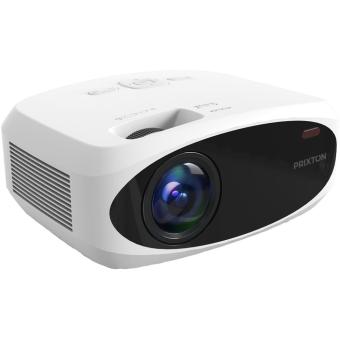 Prixton P50 Picasso Projektor mit 100" Leinwand Weiß