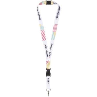 Balta Sublimation Lanyard mit Schnapp- und Sicherheitsverschluss, schwarz/weiss Schwarz/weiss | 10mm