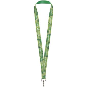 Lana recycled PET lanyard - double side sublimation, white White | 10mm