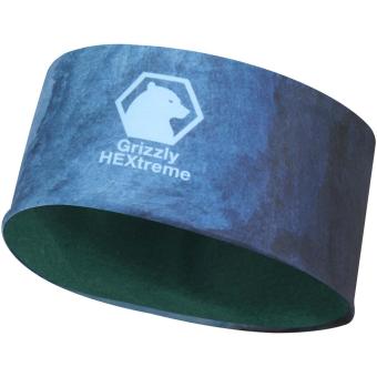 Emma Sublimation-Stirnband aus RPET mit Fleece Waldgrün