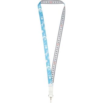 Isla 1-Meter-Lanyard mit Sublimation Weiß