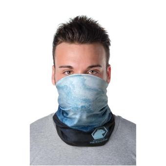 Zoya Sublimation-Multi-Schal aus RPET mit Säumen und Fleece-Schicht Graphit