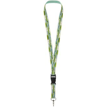 Bucks recycled PET lanyard with safety buckle 
