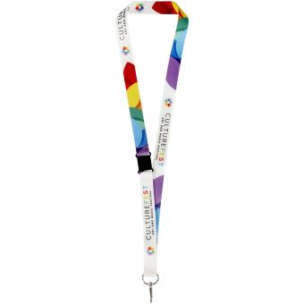 Lois Sublimation RPET-Lanyard mit Sicherheitsverschluss 