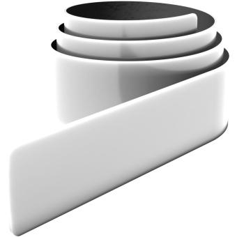 RFX™ 38 cm reflektierendes PVC Schnapparmband Weiß