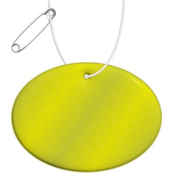 RFX™ H-12 round L reflective PVC hanger Neon yellow