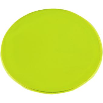 RFX™ S-09 round M reflective PVC sticker Neon yellow