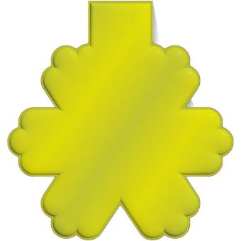 RFX™ M-10 snowflake reflective TPU magnet Neon yellow