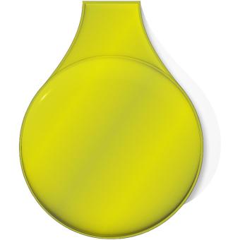 RFX™ M-10 round reflective TPU magnet small Neon yellow