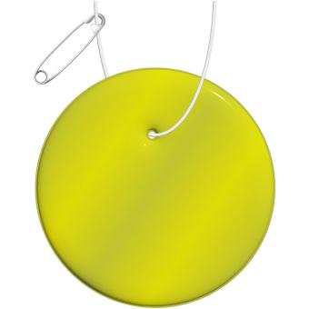 RFX™ H-09 round reflective TPU hanger Neon yellow