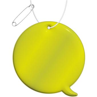 RFX™ H-09 callout reflective PVC hanger Neon yellow