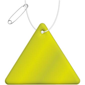 RFX™ H-12 triangle reflective PVC hanger Neon yellow