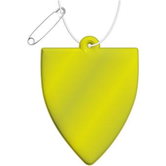 RFX™ H-12 badge reflective TPU hanger Neon yellow