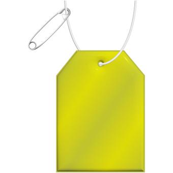 RFX™ H-12 tag reflective PVC hanger Neon yellow