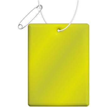 RFX™ H-12 rectangular reflective PVC hanger large Neon yellow