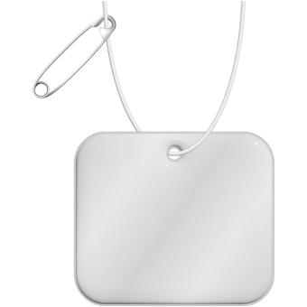 RFX™ H-20 rectangular XL reflective PVC hanger White