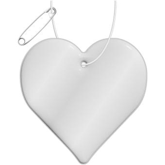 RFX™ H-16 heart-shaped lightweight reflective PVC hanger 
