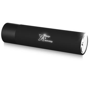 SCX.design F10 2500 mAh light-up flashlight Black/white