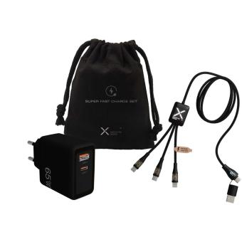SCX.design C55 65W cable and adapter set Black