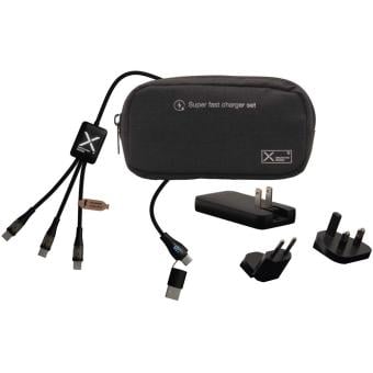SCX.design C56 65W travel charging set Black
