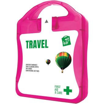mykit, first aid, kit, travel, travelling Magenta