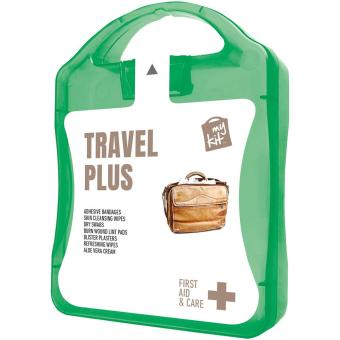 mykit, first aid, kit, travel, travelling Grün