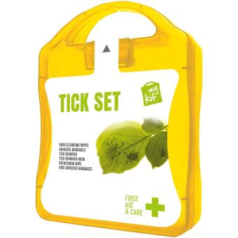 mykit, first aid, kit, ticks Gelb