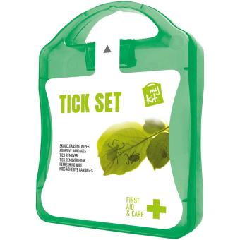 mykit, first aid, kit, ticks Grün