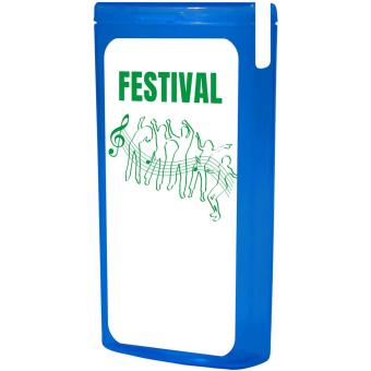 mykit, first aid, kit, festival, party Blau