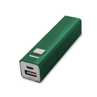 Powerbank Akku Tower Dunkelgrün | 2600 mAh