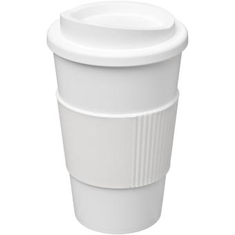 Americano® 350 ml Isolierbecher mit Schutzring Weiß