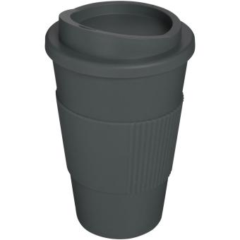 Americano® 350 ml insulated tumbler with grip Convoy grey