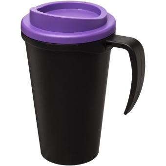Americano® Grande 350 ml insulated mug, black Black, purple