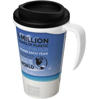 Brite-Americano® grande 350 ml insulated mug White/black