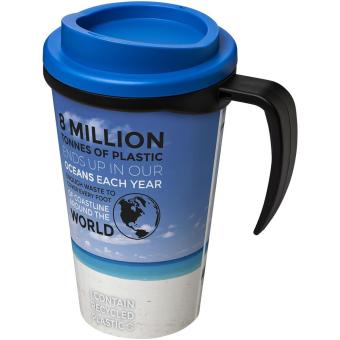 Brite-Americano® grande 350 ml insulated mug, black Black, Mid Blue