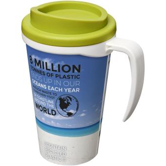 Brite-Americano® grande 350 ml insulated mug, white White, softgreen