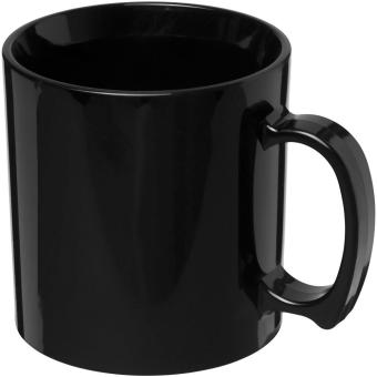 Standard 300 ml plastic mug Black
