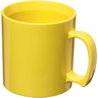 Standard 300 ml plastic mug Yellow