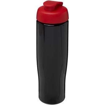 H2O Active® Tempo 700 ml Sportflasche mit Klappdeckel Schwarz/rot