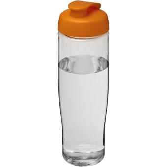 H2O Active® Tempo 700 ml Sportflasche mit Klappdeckel Transparent orange