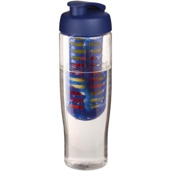 H2O Active® Tempo 700 ml flip lid sport bottle & infuser Transparent blue