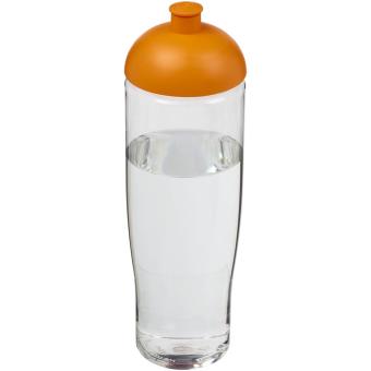 H2O Active® Tempo 700 ml Sportflasche mit Stülpdeckel Transparent orange