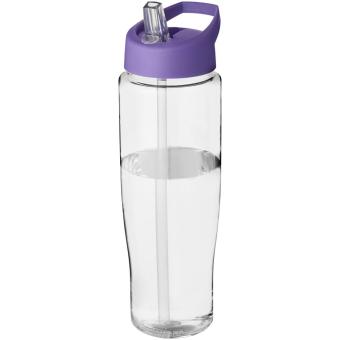 H2O Active® Tempo 700 ml spout lid sport bottle Transparent lila