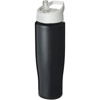 H2O Active® Tempo 700 ml Sportflasche mit Ausgussdeckel Schwarz/weiss