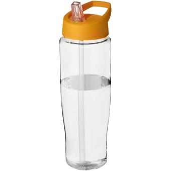 H2O Active® Tempo 700 ml spout lid sport bottle Transparent orange