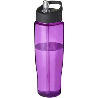 H2O Active® Tempo 700 ml Sportflasche mit Ausgussdeckel Schwarz/magenta