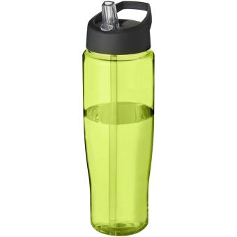 H2O Active® Tempo 700 ml Sportflasche mit Ausgussdeckel, limone Limone,schwarz