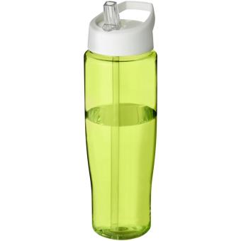 H2O Active® Tempo 700 ml Sportflasche mit Ausgussdeckel, weiß Weiß, lindgrün