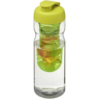 H2O Active® Base 650 ml Sportflasche mit Klappdeckel und Infusor Limone