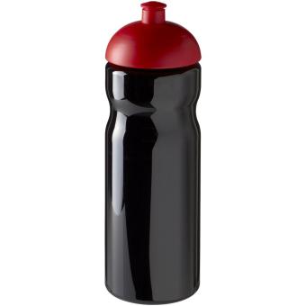 H2O Active® Base 650 ml Sportflasche mit Stülpdeckel Schwarz/rot